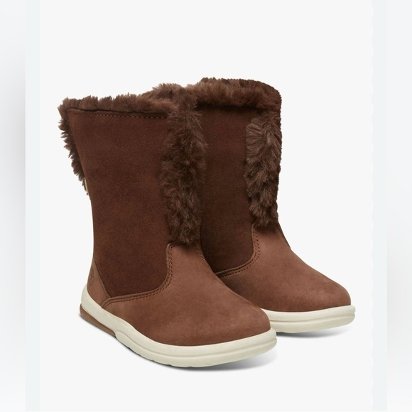 Timberland Toddle Tracks Roll Top Faux Fur Boots Brown
Nubuck Size 5.5T - Picture 2 of 15